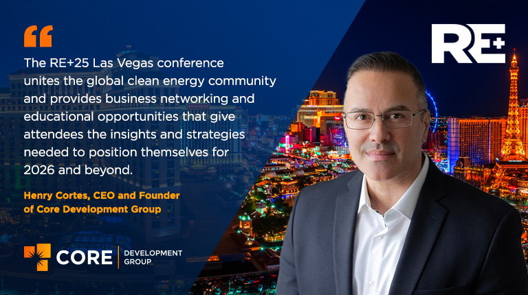 Henry Cortes, CEO of Core Development Group